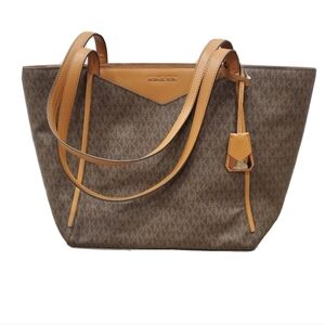 NEW Michael Kors Witney Signature Brown Tote Bag